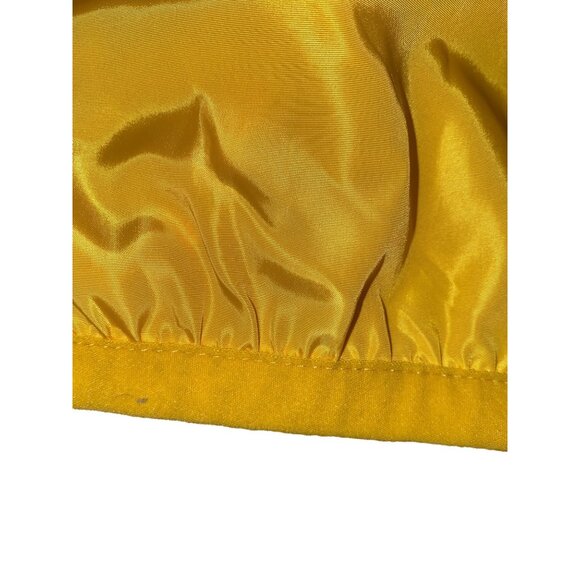 Colorblock Hooded Windbreaker Jacket S Yellow White Gray By Kaii - Picture 4 of 7